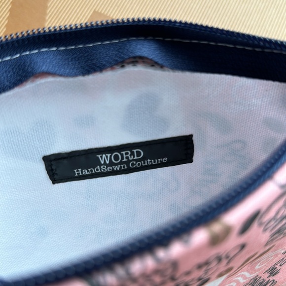 WORD Hand Sewn Couture Cussy Clutch 9” Wears My Coffee - Picture 3 of 4